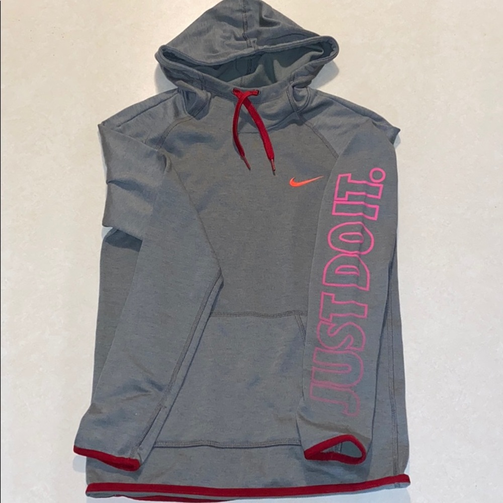grey nike hoodie
